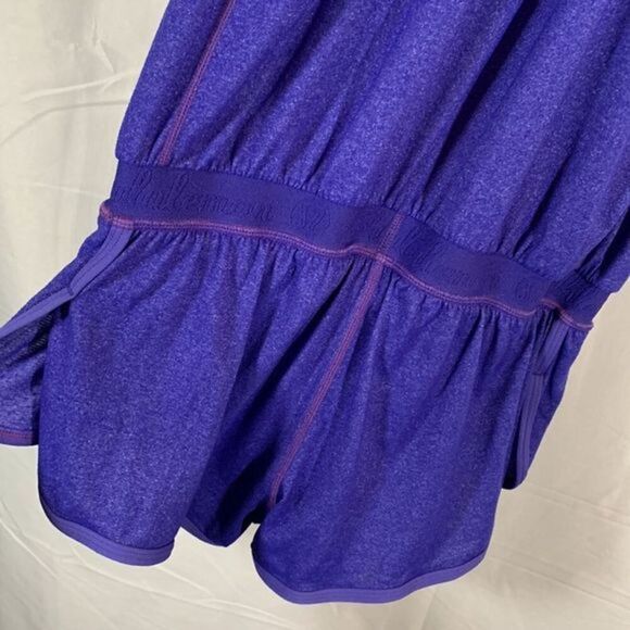 Lululemon Sweat Ur Butt Off Blue Romper One-Piece - Picture 7 of 8